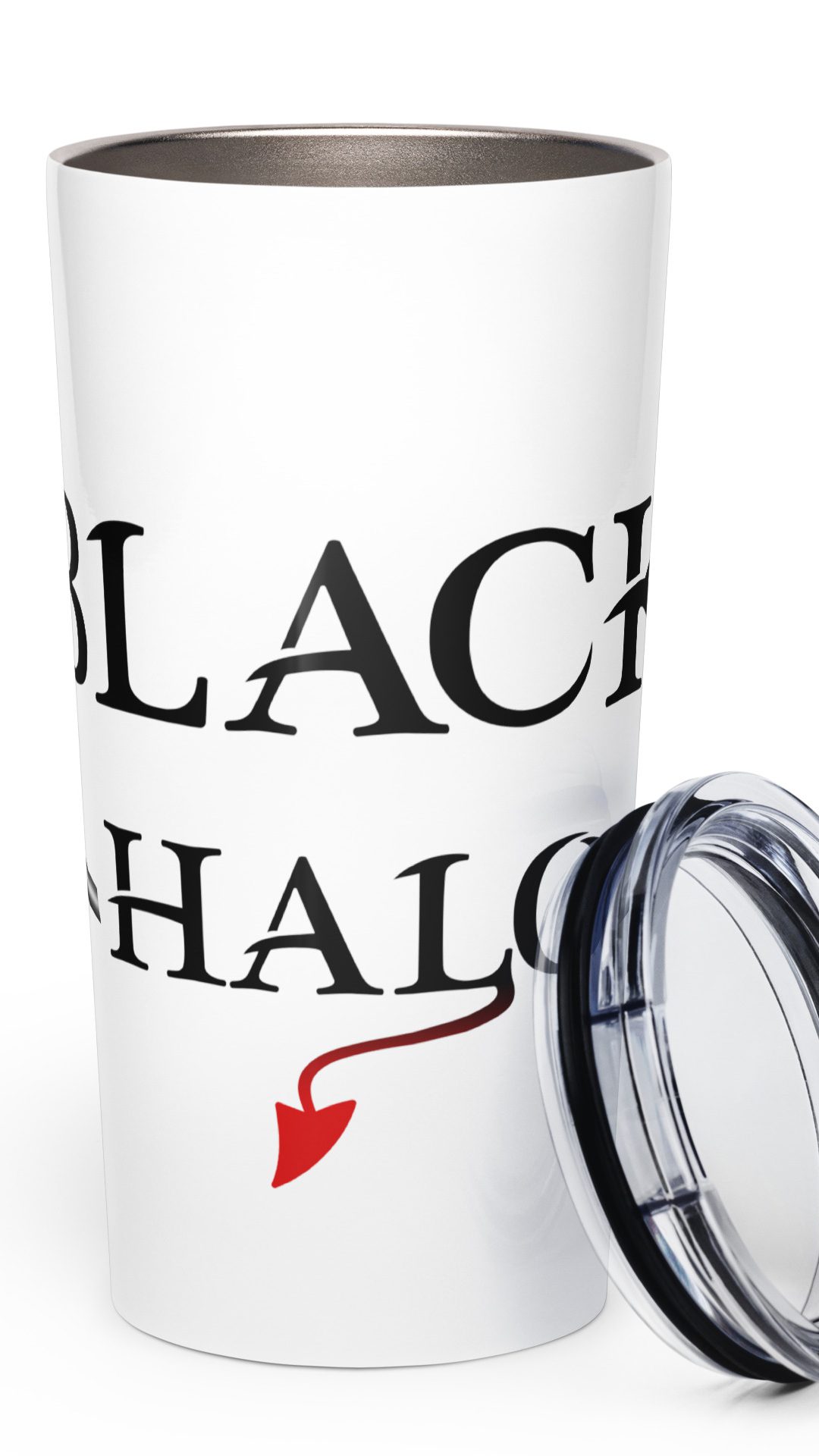 Black Halo Black Logo Tumbler