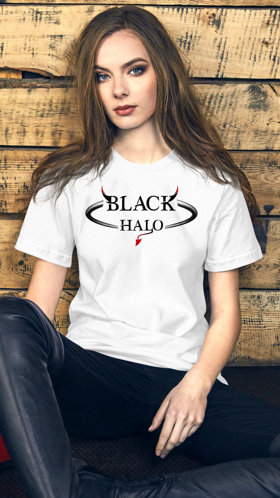Black Halo Black Logo Women's Shirt